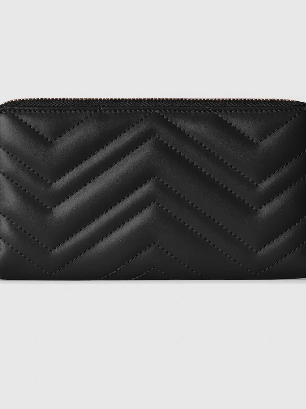 Gucci GG Marmont Black Quilted Leather Zip Wallet - Picture 4 of 10